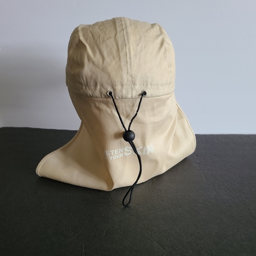 Beige Promo Cap "Lisen To Your Skin"one Size - Picture 3 of 7